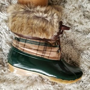 Winter Green Boots